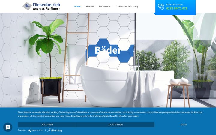 Screenshot of fliesen-andreas.de