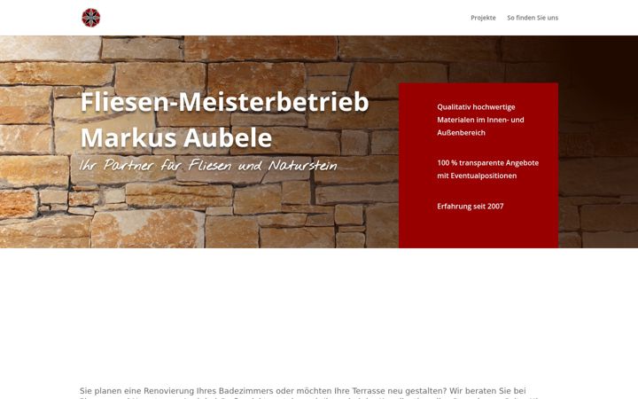 Screenshot of fliesen-aubele.de