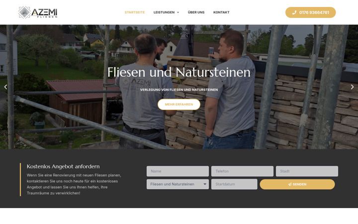 Screenshot of fliesen-azemi.de