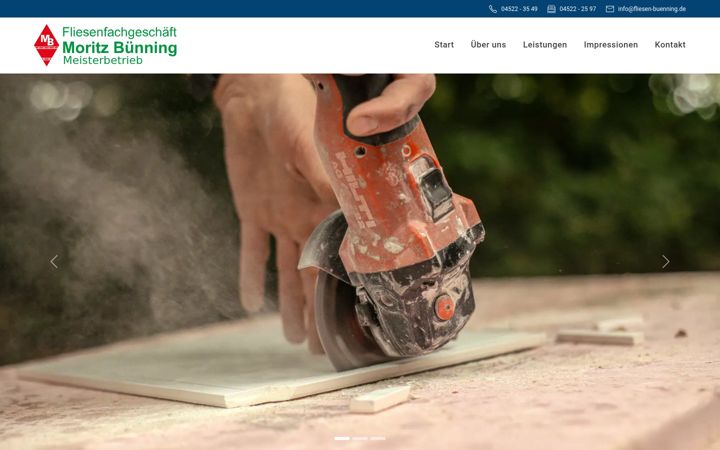 Screenshot of fliesen-buenning.de