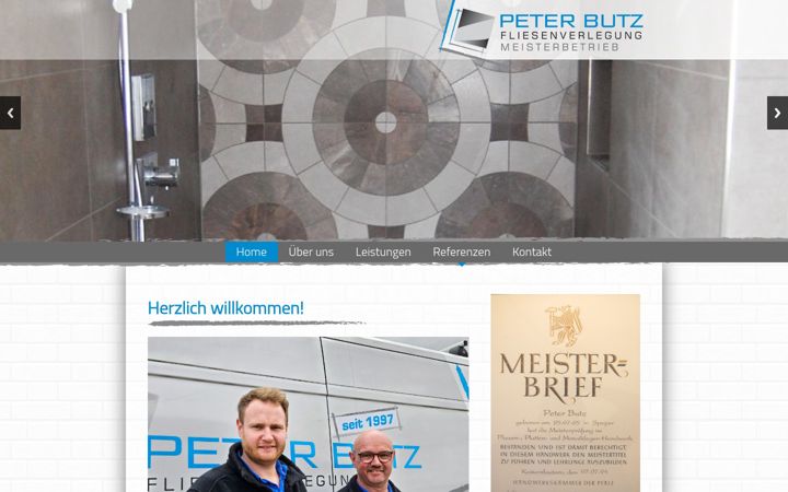 Screenshot of fliesen-butz.de