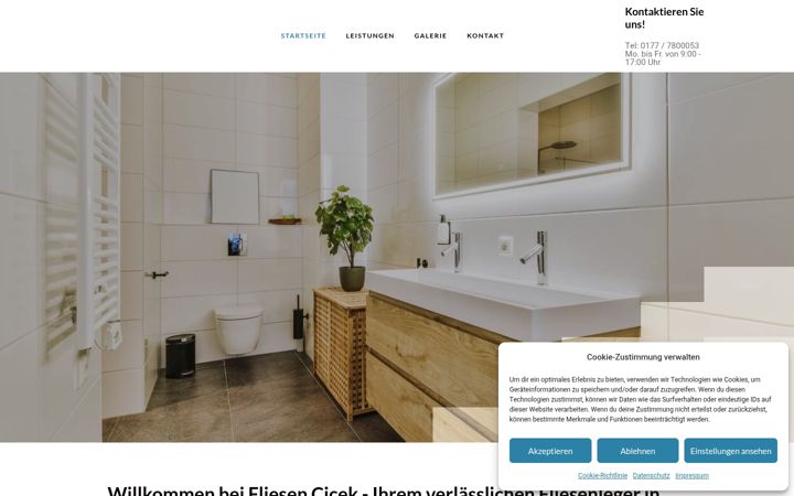 Screenshot ta' fliesen-cicek.de
