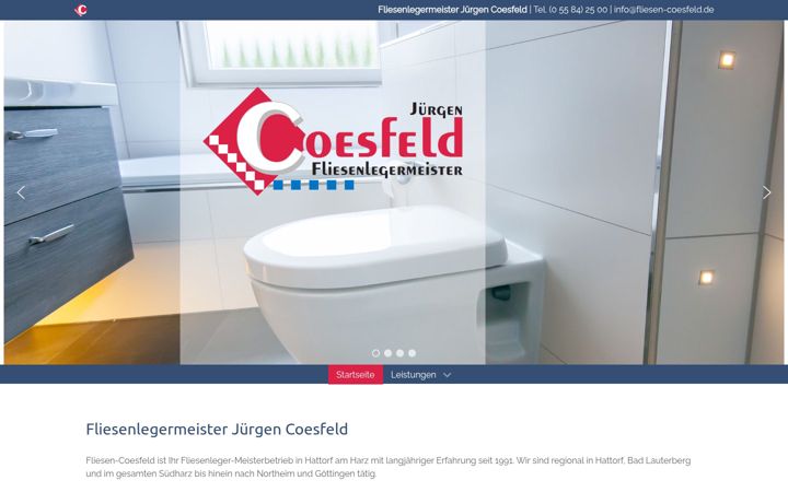 Screenshot ta' fliesen-coesfeld.de
