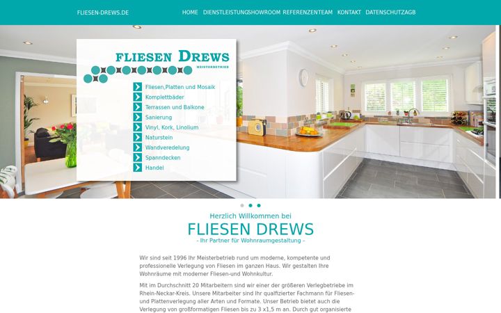 Snímek obrazovky fliesen-drews.de