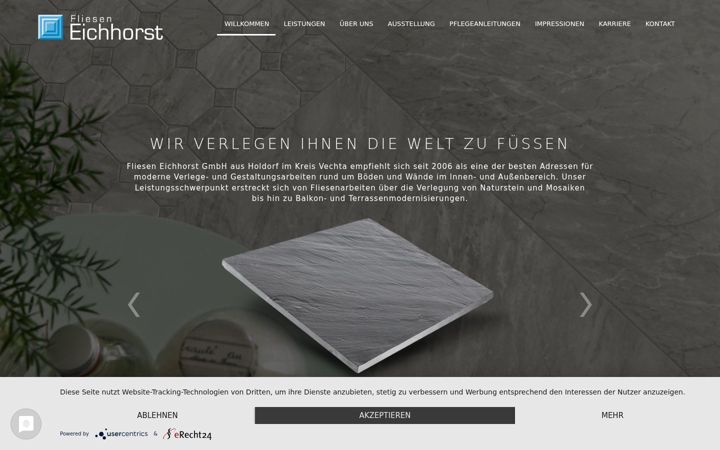 Snímek obrazovky fliesen-eichhorst.de