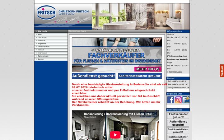 Screenshot ta' fliesen-fritsch.de