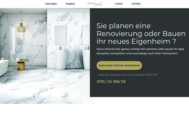 Screenshot ta' fliesen-gaab.de