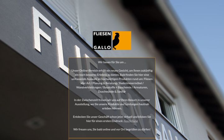Screenshot ta' fliesen-gallo.de