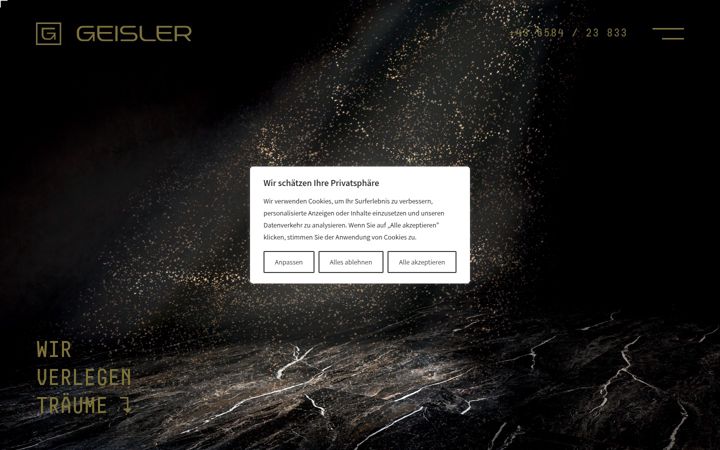 Screenshot of fliesen-geisler.at