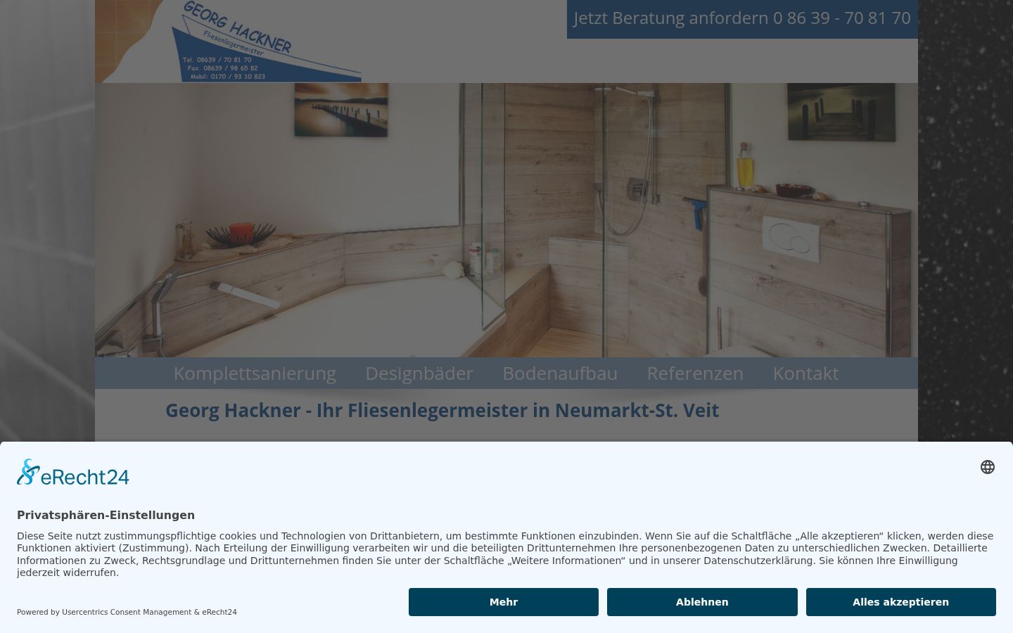 Screenshot tal-banner tal-kunsens muri qabel kwalunkwe interazzjoni