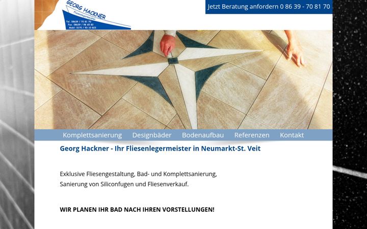 Screenshot ta' fliesen-hackner.de