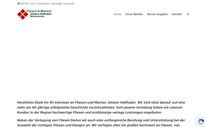 Ekrano kopija fliesen-hallhuber.de