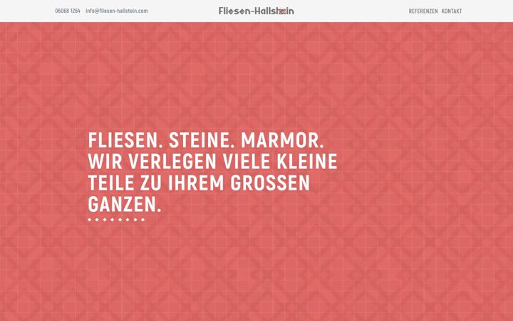 Screenshot of fliesen-hallstein.com
