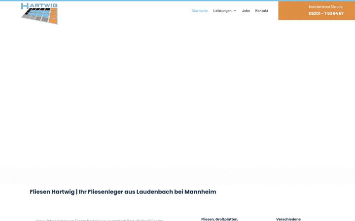Screenshot of fliesen-hartwig.net