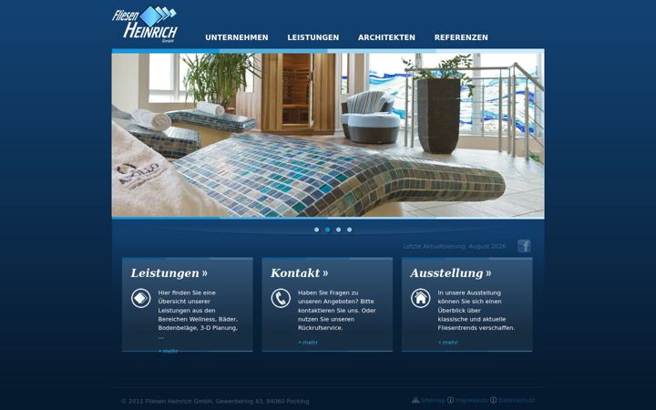 Screenshot stránky fliesen-heinrich.net