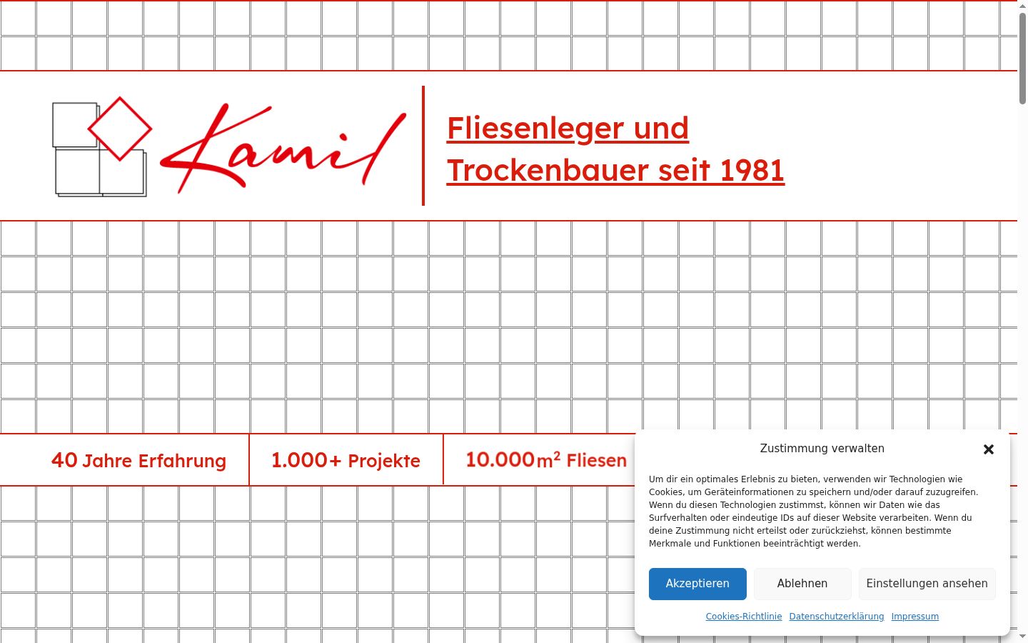 Screenshot tal-banner tal-kunsens muri qabel kwalunkwe interazzjoni