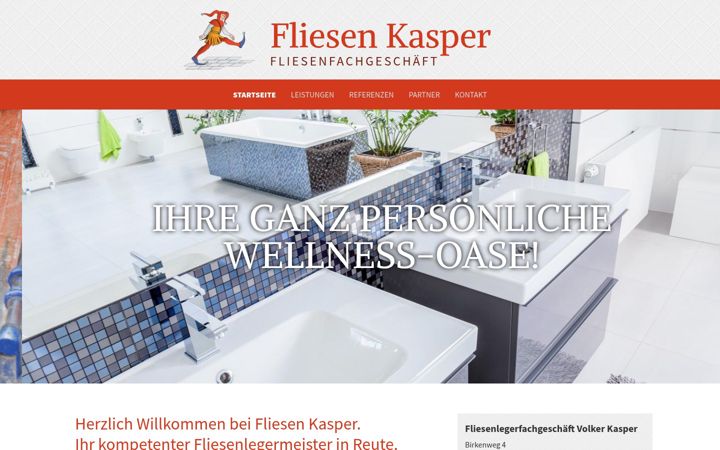 Screenshot of fliesen-kasper.de