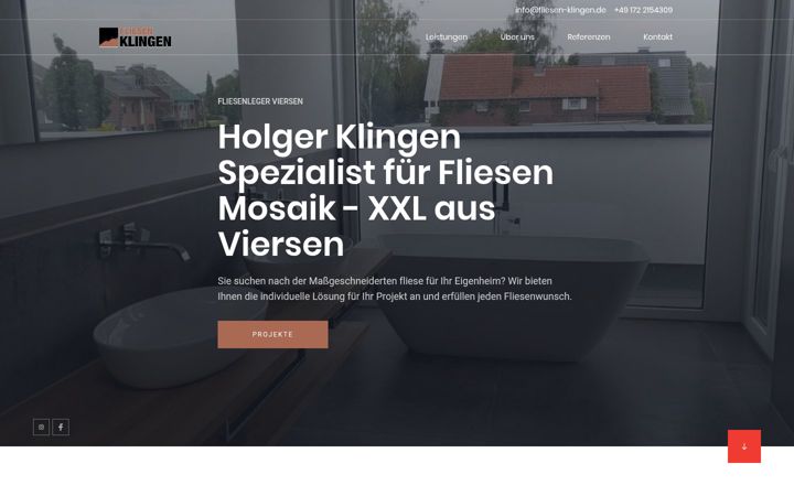 Screenshot of fliesen-klingen.de