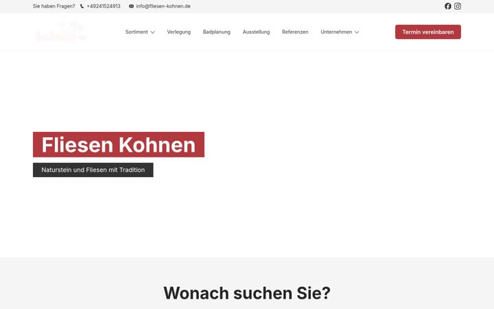 Screenshot ta' fliesen-kohnen.de