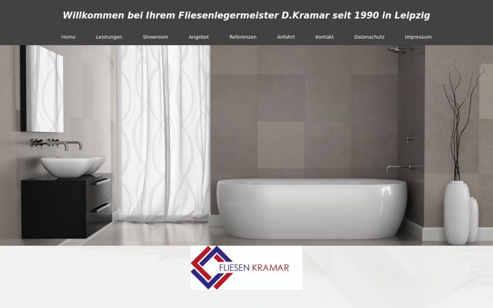 Screenshot ta' fliesen-kramar.de