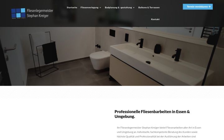 Screenshot of fliesen-kreiger.de