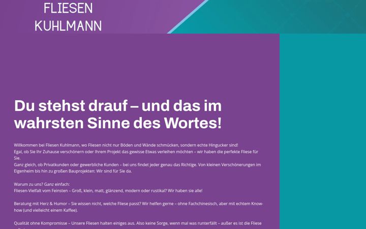 Screenshot of fliesen-kuhlmann.com