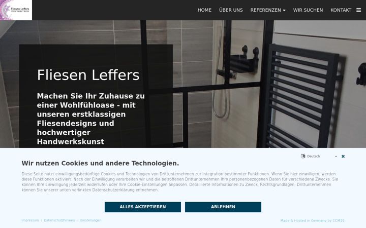 Screenshot ta' fliesen-leffers.de