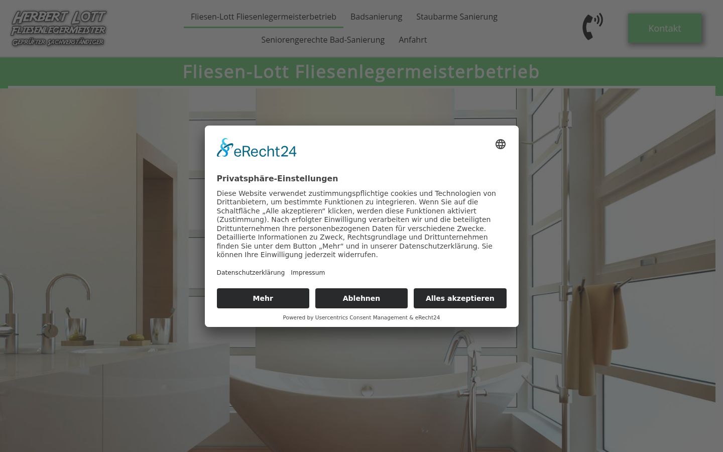 Screenshot tal-banner tal-kunsens muri qabel kwalunkwe interazzjoni
