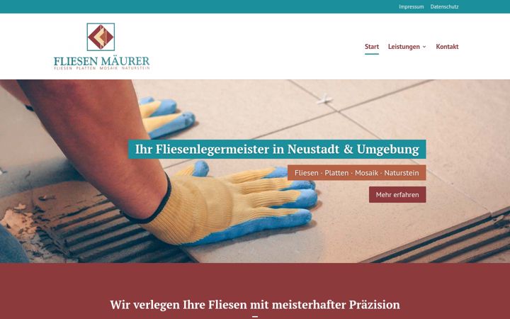 Screenshot ta' fliesen-maeurer.de