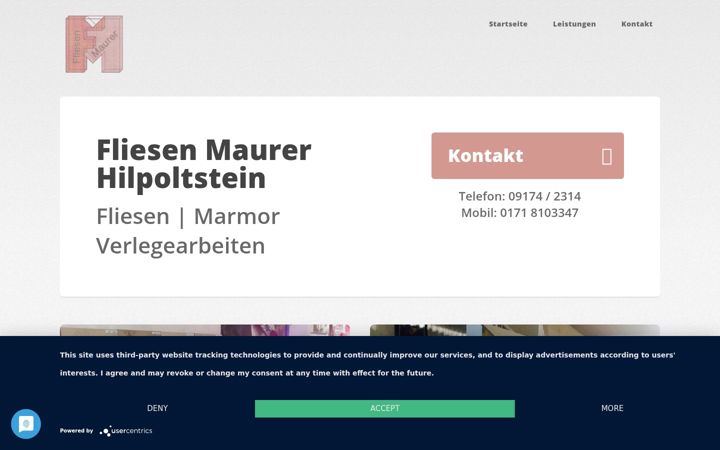 Screenshot ta' fliesen-maurer-hilpoltstein.de