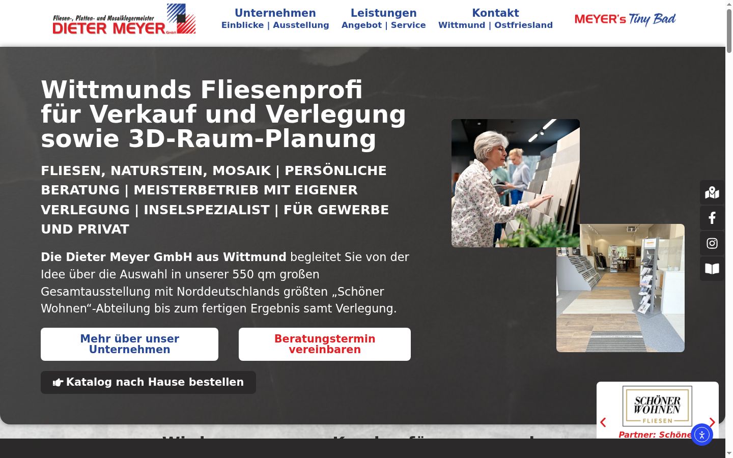 Screenshot des Einwilligungsbanners vor jeglicher Interaktion