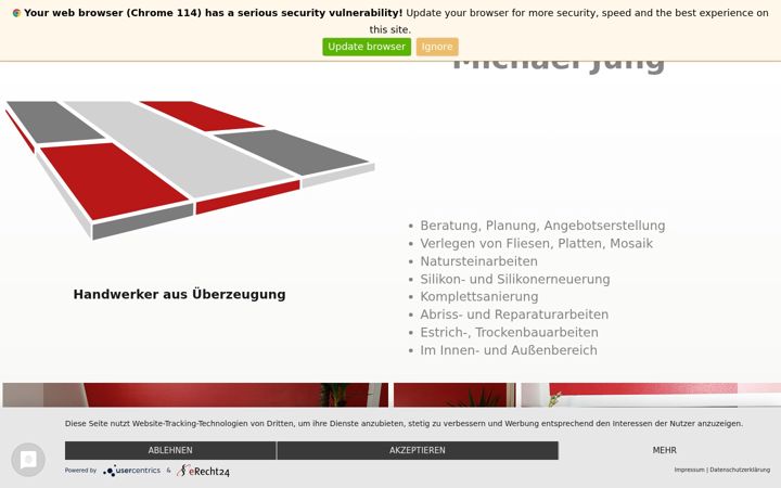 Ekrano kopija fliesen-michel.de
