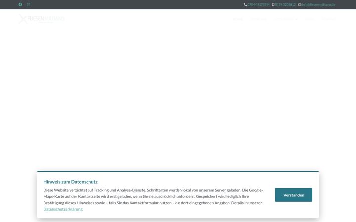 Screenshot of fliesen-militano.de