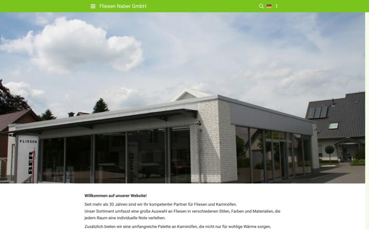 Ekrano kopija fliesen-naber.de