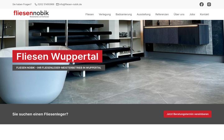 Screenshot of fliesen-nobik.de
