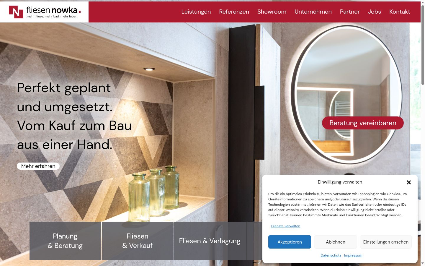 Screenshot tal-banner tal-kunsens muri qabel kwalunkwe interazzjoni