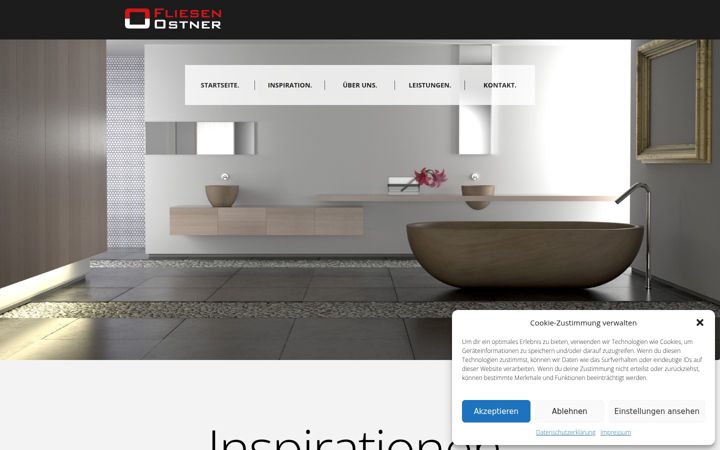 Screenshot of fliesen-ostner.de