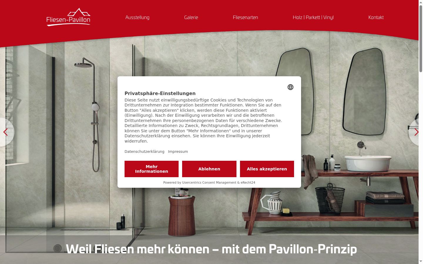 Screenshot tal-banner tal-kunsens muri qabel kwalunkwe interazzjoni