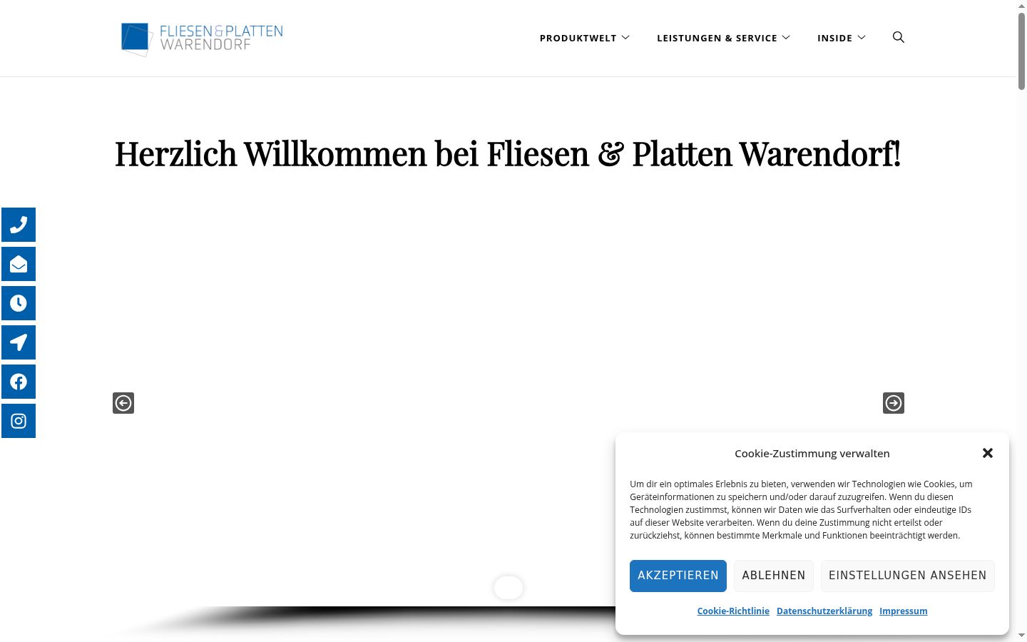 Screenshot tal-banner tal-kunsens muri qabel kwalunkwe interazzjoni