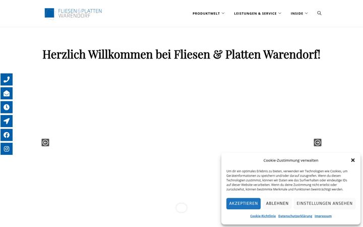 Screenshot ta' fliesen-platten.de