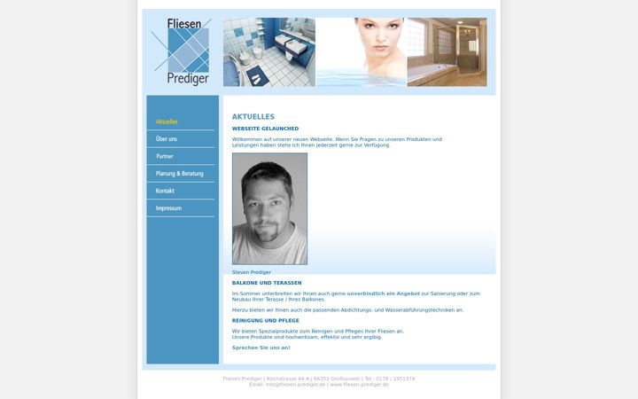 Screenshot of fliesen-prediger.de