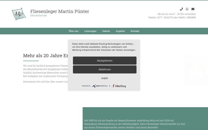 Screenshot of fliesen-puenter.de