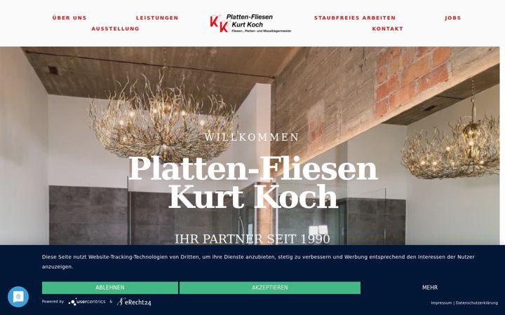 Screenshot of fliesen-saarland.de
