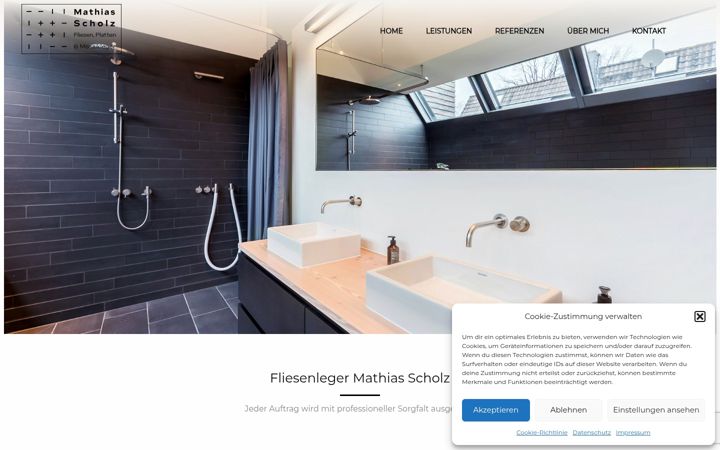Screenshot of fliesen-scholz.hamburg
