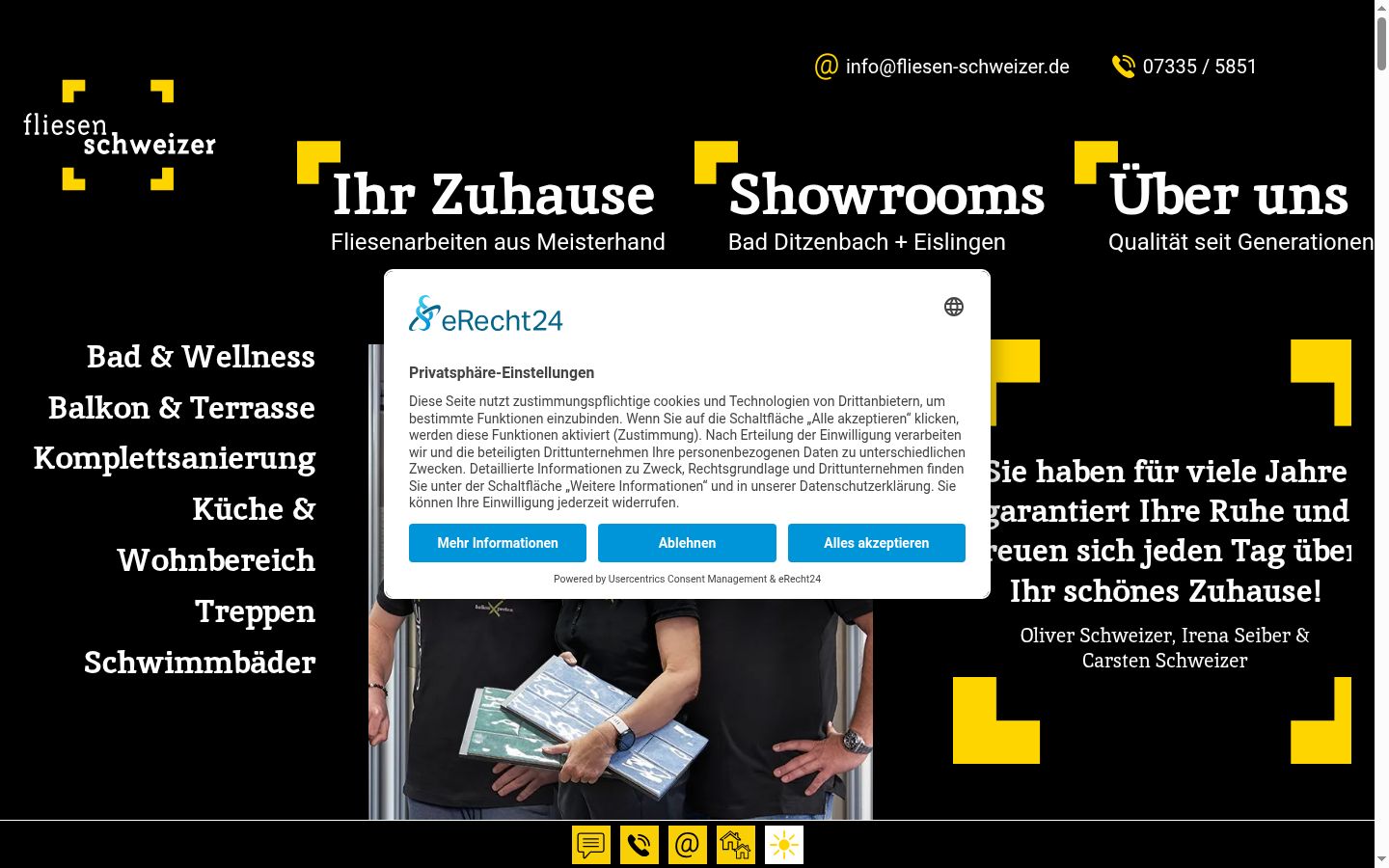 Screenshot tal-banner tal-kunsens muri qabel kwalunkwe interazzjoni