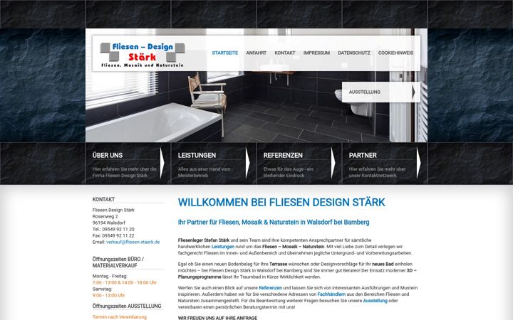 Screenshot ta' fliesen-staerk.de