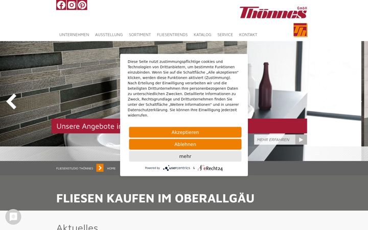 Screenshot van fliesen-thoennes.de
