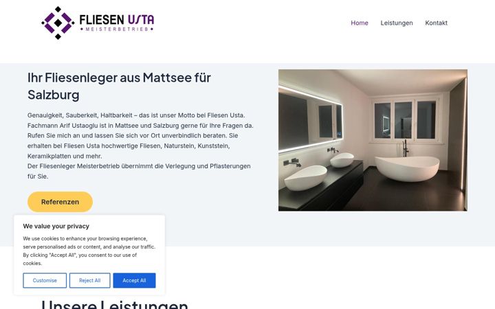 Screenshot of fliesen-usta.at