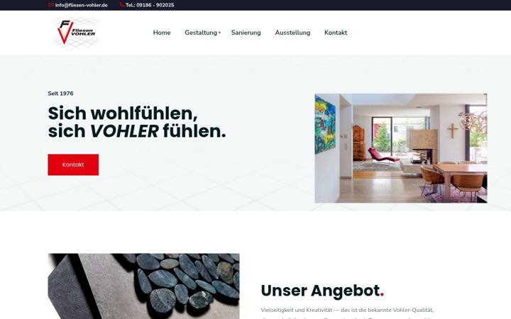 Screenshot of fliesen-vohler.de