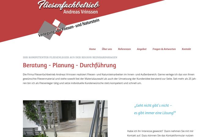 Screenshot von fliesen-vrinssen.de